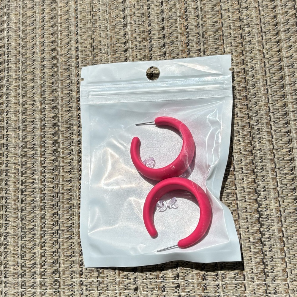 Pink Hoops - Picture 2 of 2